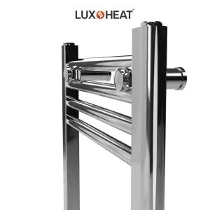 Towel Radiator Rail 800 x 400 for Central Heating with Chrome Finish