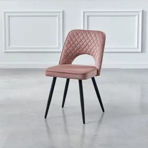 Asfand Upholstered Dining Chair (Set of 2) Pink