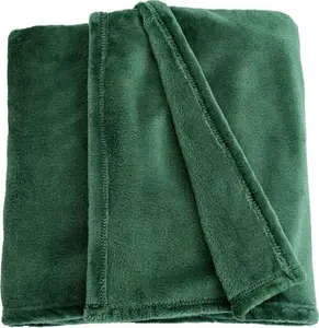 Argos Home Fleece Throw - Green - 125x150cm