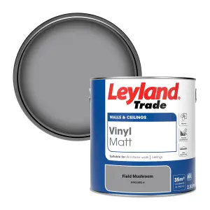 Leyland Trade Vinyl Matt Walls & Ceilings Emulsion Paint Field Mushroom (PPG1003-4) 2.5L