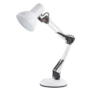 Innoteck Swing Arm Desk Lamp - White