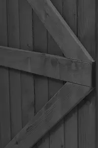 Arch Top Semi Braced Fence Gate, Includes Gate Latch and Anti Sag Support, 105cm x 210cm