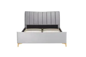 Birlea Clover Double Bed Frame In Grey