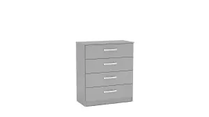 Birlea Lynx 4 Drawer Chest Grey