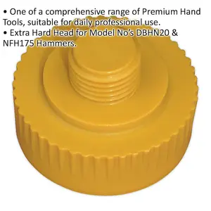 Replacement Extra Hard Nylon Hammer Face for ys03939 & ys05781 Nylon Hammer