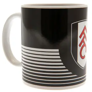 Fulham FC Lines Mug Black/White (One Size)