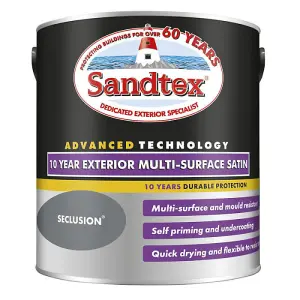 Sandtex 10 Year Multi Surface Quick Drying Satin Seclusion 2.5L