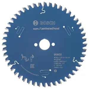 Bosch Professional Circular Saw Blade for Laminated Panel - 160 x 20 x 2.2 mm, 48 Teeth