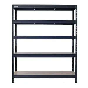 Rapid Racking Rapid 3 Pro 1800h x 1200w x 600mmd Grey 5 Fibreboard Shelves