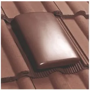 Brown Tile Vent Universal Ventilator With Multi Spigot Connections 100-125-150mm