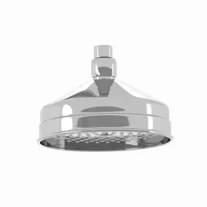 ENKI Traditional Chrome Fixed Ceiling Mounted Brass Shower Head 150mm