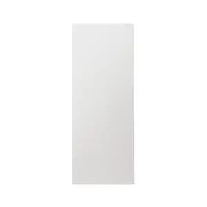 GoodHome Alisma High gloss white Slab Larder/fridge Cabinet door (W)500mm (H)1287mm (T)18mm