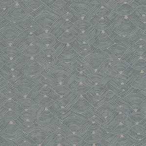 Galerie Fusion Blue Geo Swirl Motif Wallpaper