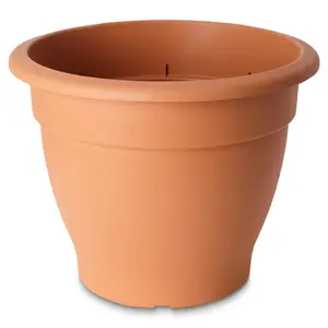 Verve Florus Brown Bell Plastic Plant pot (Dia) 55cm, (H)40cm, 60.5L