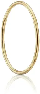 Gold Thin Plain Stacking Ring