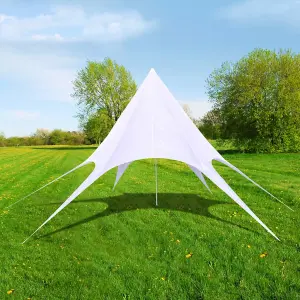 Berkfield Gazebo Hexagon Star Garden Pavilion 10m