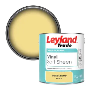 Leyland Trade Vinyl Soft Sheen Walls & Ceilings Emulsion Paint Twinkle Little Star (PPG1211-4) - 2.5L