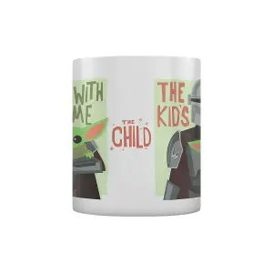 Star Wars: The Mandalorian The Kids With Me Mug Multicoloured (One Size)