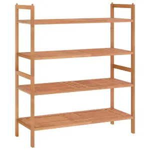 Berkfield Shoe Racks 2 pcs 69x27x41 cm Solid Wood Walnut