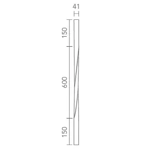 Richard Burbidge Twisted Pine Square Spindle (H)895mm (W)41mm