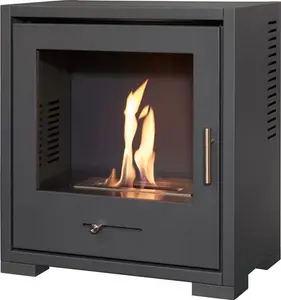 OKO S3 Bio Ethanol Stove In Charcoal Grey