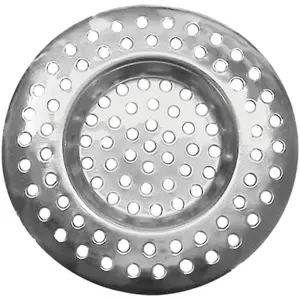 Fackelmann Stainless Steel Basin Waste Strainer Silver (One Size)