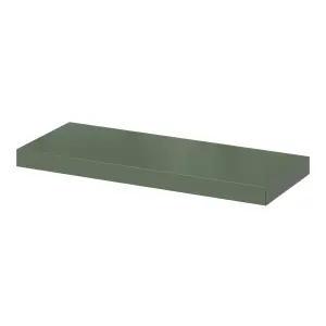 GoodHome Cusko Dark green Rectangular Floating shelf (L)60cm x (D)23.5cm