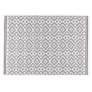 Origins Aztec Grey/Dark Rug 120 X 170