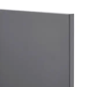 GoodHome Stevia Gloss anthracite Slab Tall wall Cabinet door (W)300mm (H)895mm (T)18mm