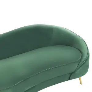 Velvet Sofa Emerlad Green SAVAR