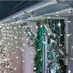 490 LED Icicle String Lights - Indoor & Outdoor Use