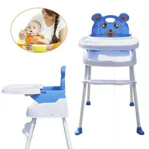 Croll High Chair Blue/White