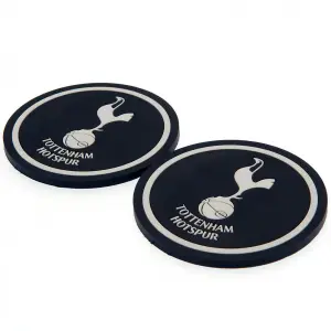 Tottenham Hotspur FC Coaster Set (Pack Of 2) Blue (One Size)