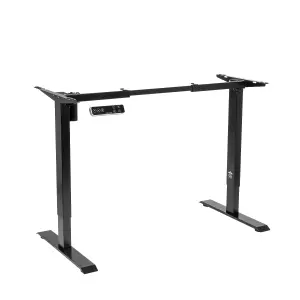 Dellonda Electric Adjustable Desk Frame Digital Controls 70kg Capacity Black