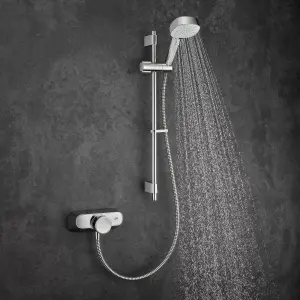 Mira Form Gloss Chrome effect Rear fed Thermostatic Mixer Shower