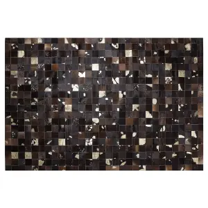 Cowhide Area Rug 140 x 200 cm Brown BANDIRMA