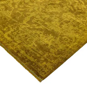 Gold Abstract Luxurious Modern Easy to Clean Abstract Rug For Dining Room Bedroom And Living Room-160cm X 230cm