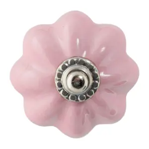 Nicola Spring - Floral Ceramic Cabinet Knob