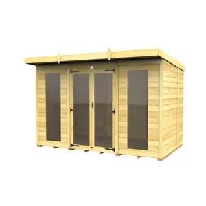 10ft x 5ft Pent Summer House (Full Height Window)