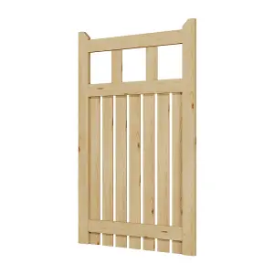 Durable Freestanding Wooden Garden Gate for Outdoor Use 76cm W x 120cm H