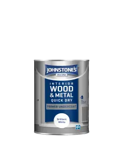 Johnstone's Quick Dry Primer Undercoat Brilliant White 1.25L