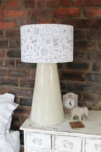 Learning online (Ceiling & Lamp Shade) / 45cm x 26cm / Ceiling Shade