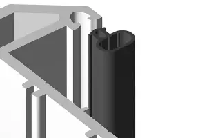 Stormguard UPVC Replacement seal - BLACK - 12M Pack