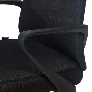 Beliani Retro Office Chair Black EXPERT