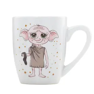 Harry Potter Womens/Ladies Dobby Mug and Sock Set White (One Size)