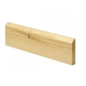 PACK OF 20 (Total 20 Units) - 14.5mm Redwood Bullnosed Architrave - 19mm x 50mm (act size 14.5mm x 45mm) - 4800mm