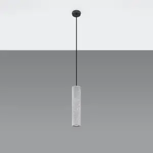 Luvo Concrete Grey 1 Light Classic Pendant Ceiling Light