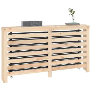 Berkfield Radiator Cover 153x19x84 cm Solid Wood Pine