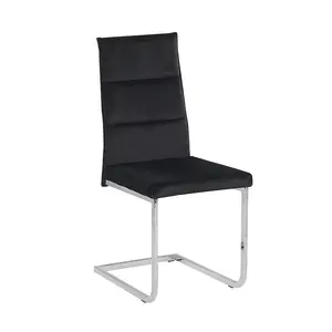 Bruno Upholstered Dining Chair Black