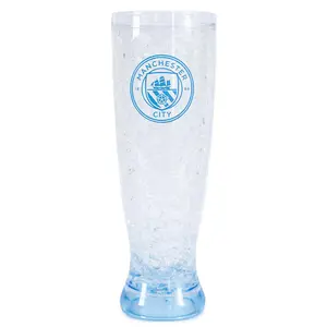 Manchester City FC Slim Freezer Mug Clear/Blue (One Size)